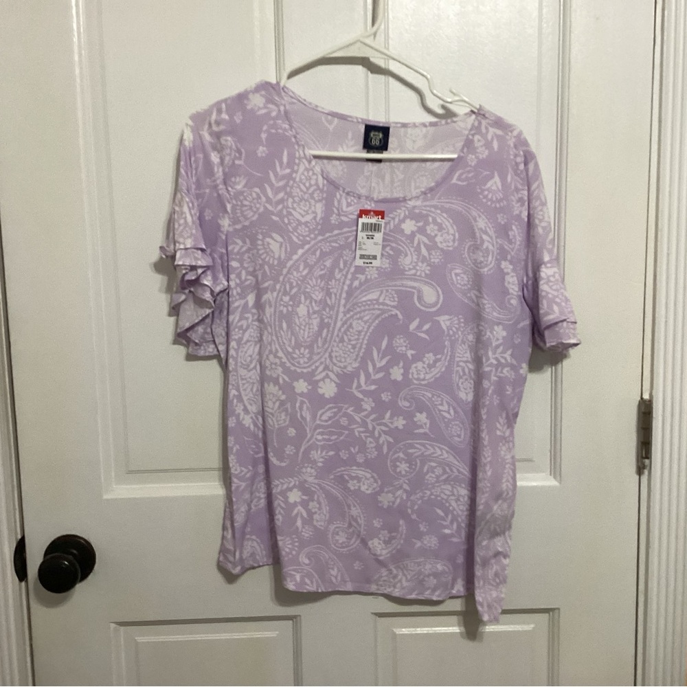 Purple Paisley Women's Top